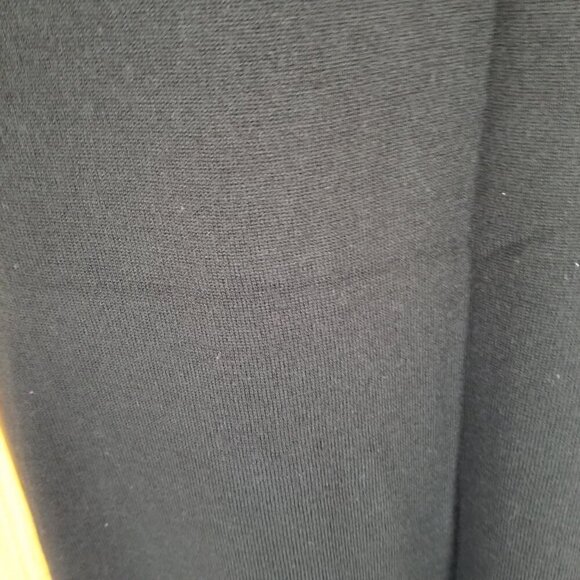 Cynthia Rowley Marino Wool Sweater Dress Black Turtleneck Flutter Cuff Small - Picture 7 of 8